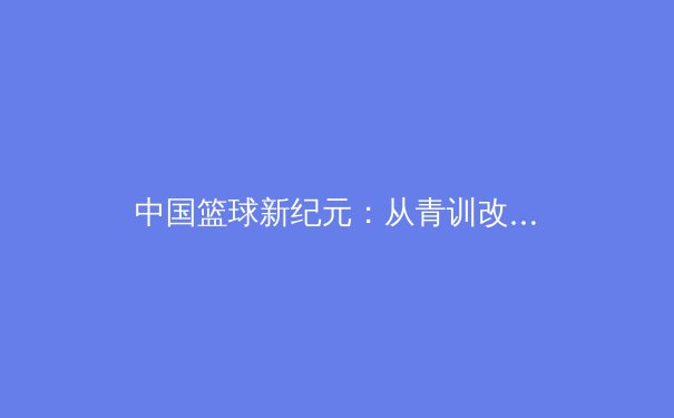中国篮球新纪元：从青训改革到职业联赛的商业化探索 - 3